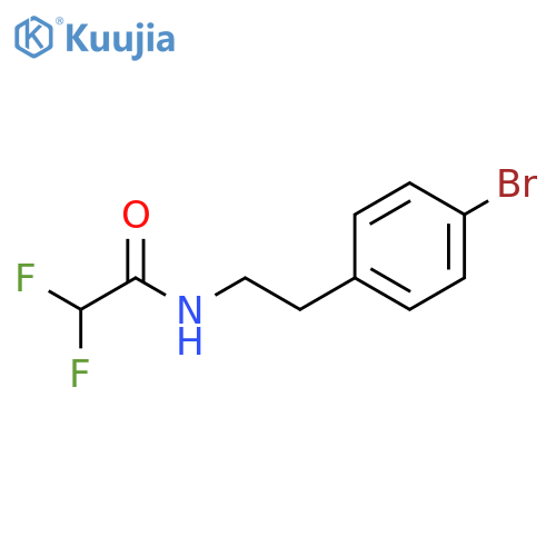 N-2-(4-Bromophenyl)ethyl-2,2-difluoroacetamide structure