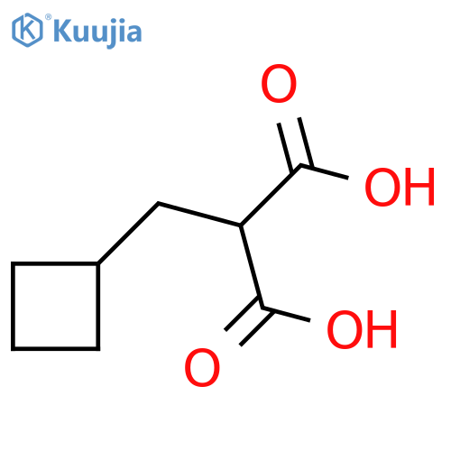 2-(Cyclobutylmethyl)malonic acid structure