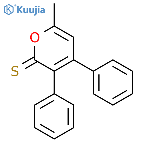 2H-Pyran-2-thione, 6-methyl-3,4-diphenyl- structure