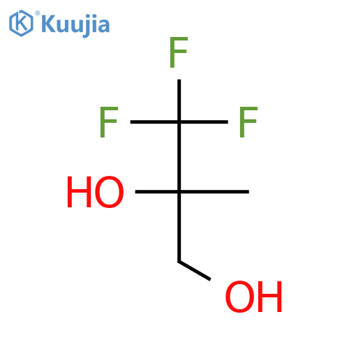 3,3,3-trifluoro-2-methylpropane-1,2-diol structure