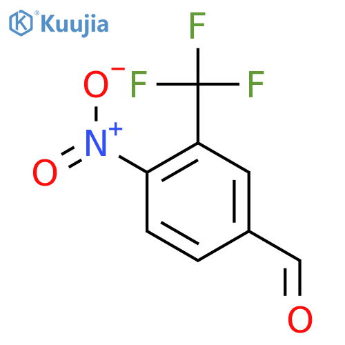 4-Nitro-3-(trifluoromethyl)benzaldehyde structure