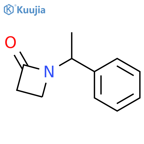 1-(1-phenylethyl)azetidin-2-one structure