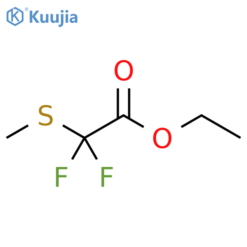 ethyl 2,2-difluoro-2-(methylsulfanyl)acetate structure