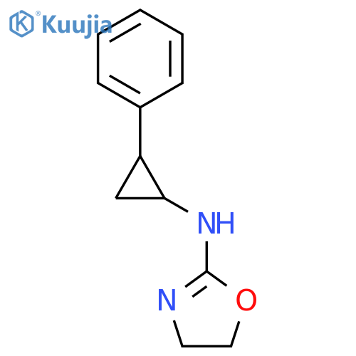 2-Oxazolamine,4,5-dihydro-N-(2-phenylcyclopropyl)- structure