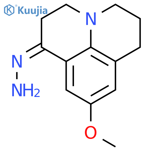 1H,5H-Benzo[ij]quinolizin-1-one,2,3,6,7-tetrahydro-9-methoxy-, hydrazone structure