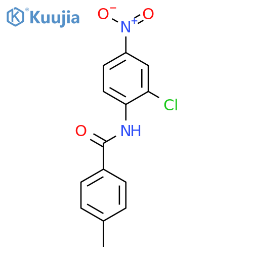Benzamide, N-(2-chloro-4-nitrophenyl)-4-methyl- structure