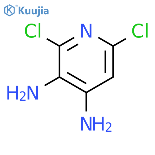 2,6-Dichloropyridine-3,4-diamine structure