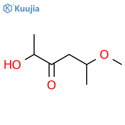 2-hydroxy-5-methoxyhexan-3-one structure