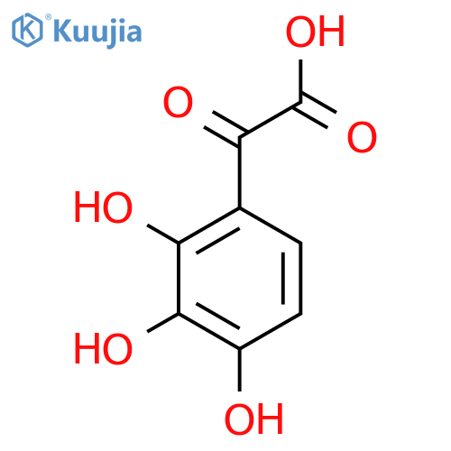 2-oxo-2-(2,3,4-trihydroxyphenyl)acetic acid structure