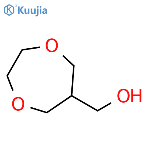 (1,4-dioxepan-6-yl)methanol structure