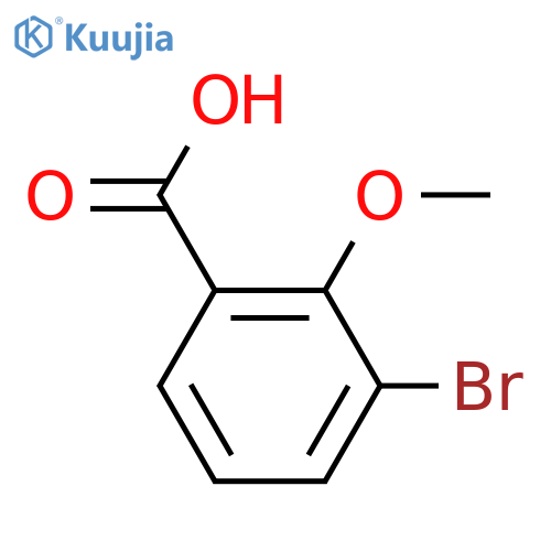3-Bromo-2-methoxybenzoic acid structure