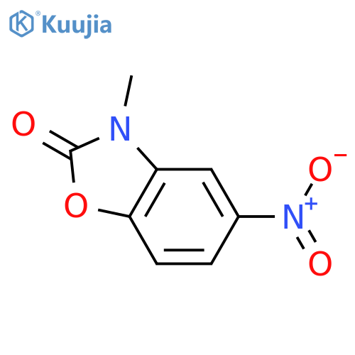 3-Methyl-5-nitro-2,3-dihydro-1,3-benzoxazol-2-one structure