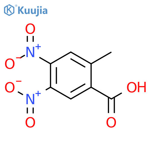 Benzoic acid, 2-methyl-4,5-dinitro- structure