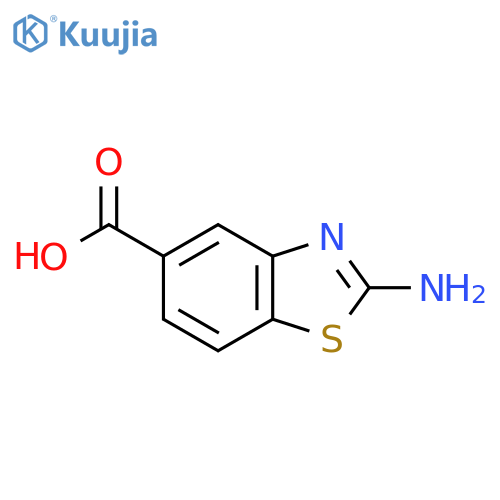 2-Amino-1,3-benzothiazole-5-carboxylic Acid structure