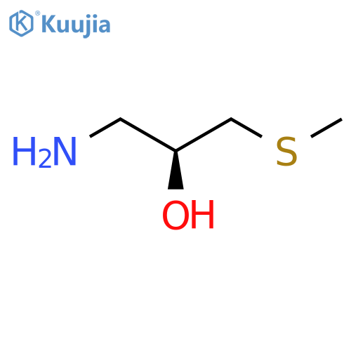 (2S)-1-amino-3-(methylsulfanyl)propan-2-ol structure