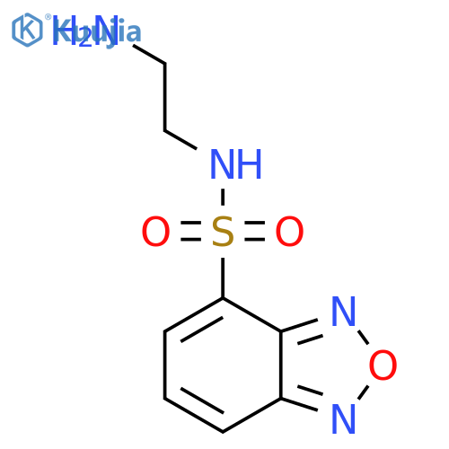 N-(2-Aminoethyl)-2,1,3-benzoxadiazole-4-sulfonamide structure