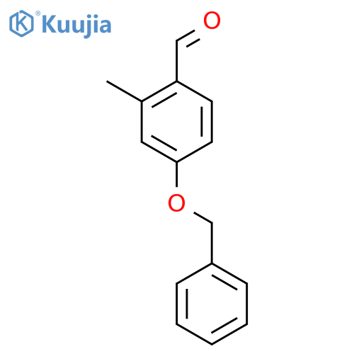 4-(benzyloxy)-2-methylbenzaldehyde structure