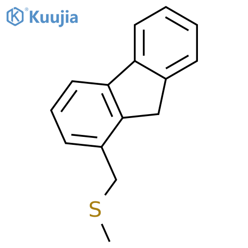 9H-Fluorene, 1-[(methylthio)methyl]- structure