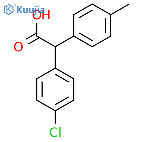 2-(4-Chlorophenyl)-2-(p-tolyl)acetic acid structure