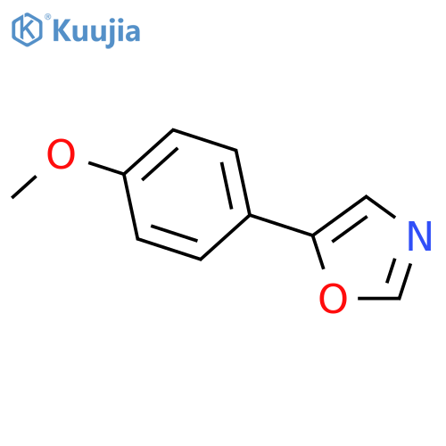 Oxazole,5-(4-methoxyphenyl)- structure