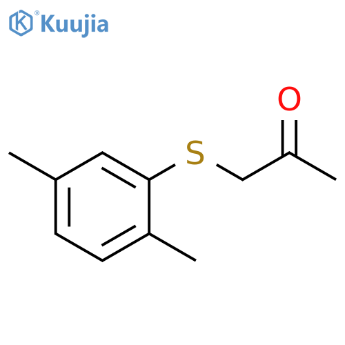2-Propanone, 1-[(2,5-dimethylphenyl)thio]- structure