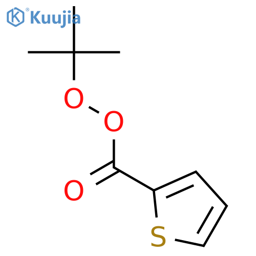 2-Thiophenecarboperoxoic acid, 1,1-dimethylethyl ester structure