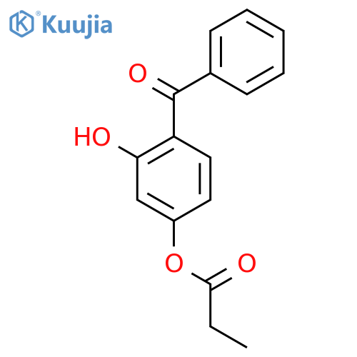 (4-benzoyl-3-hydroxyphenyl) Propanoate structure