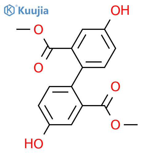 4,4'-Dihydroxy-2,2'-biphenyldicarboxylic acid; Di-Me ester structure