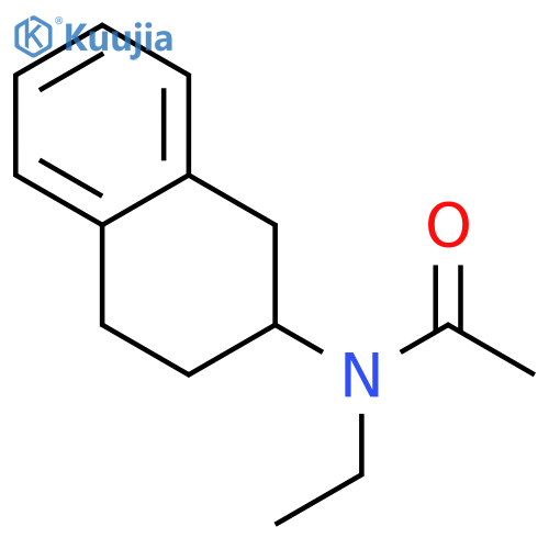 N-ethyl-N-(1,2,3,4-tetrahydronaphthalen-2-yl)acetamide structure