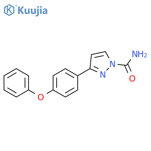 1H-Pyrazole-1-carboxamide, 3-(4-phenoxyphenyl)- structure