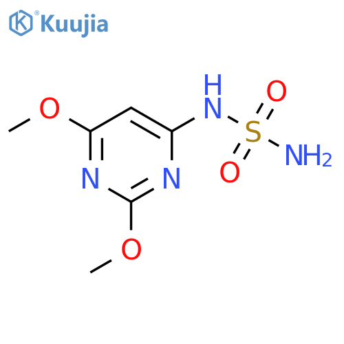 Sulfamide,N-(2,6-dimethoxy-4-pyrimidinyl)- structure
