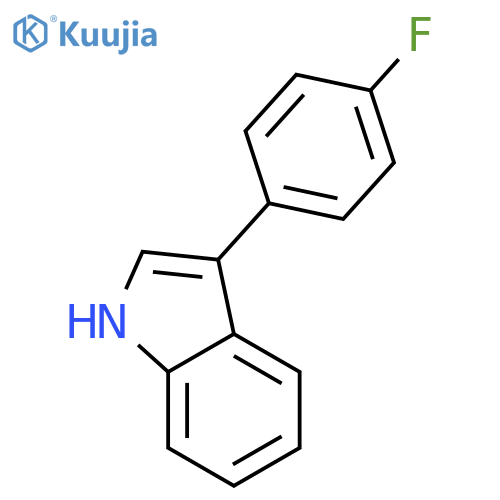 3-(4-Fluorophenyl)-1h-indole structure