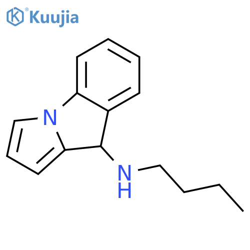9H-Pyrrolo[1,2-a]indol-9-amine, N-butyl- structure