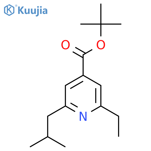 2-Ethyl-6-isobutylisonicotinic acid tert-butyl ester structure