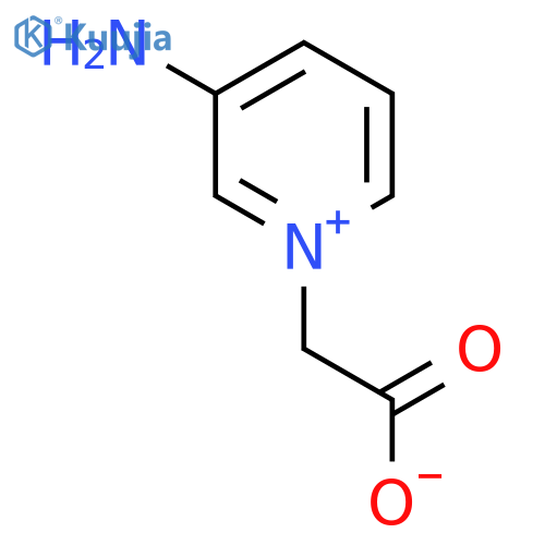 2-(3-Aminopyridin-1-ium-1-yl)acetate structure