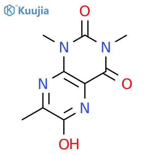 2,4,6(3H)-Pteridinetrione,1,5-dihydro-1,3,7-trimethyl- structure