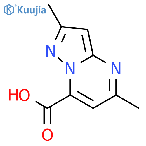 2,5-Dimethylpyrazolo[1,5-a]pyrimidine-7-carboxylic acid structure