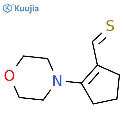 1-Cyclopentene-1-carbothioaldehyde, 2-(4-morpholinyl)- structure