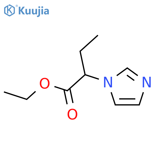 Ethyl 2-(1H-imidazol-1-yl)butanoate structure