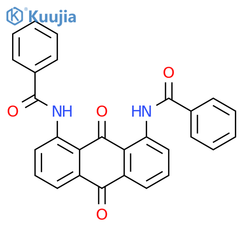 Benzamide, N,N'-(9,10-dihydro-9,10-dioxo-1,8-anthracenediyl)bis- structure
