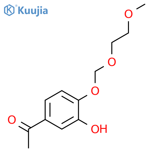 Ethanone, 1-[3-hydroxy-4-[(2-methoxyethoxy)methoxy]phenyl]- structure