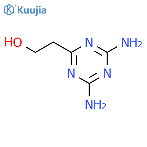 1,3,5-Triazine-2-ethanol,4,6-diamino- structure