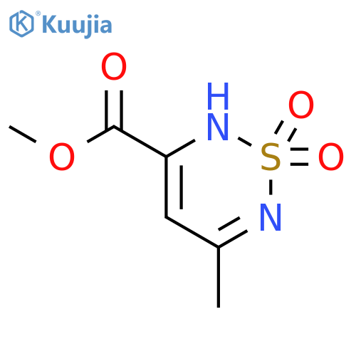methyl 5-methyl-1,1-dioxo-2H-1lambda6,2,6-thiadiazine-3-carboxylate structure