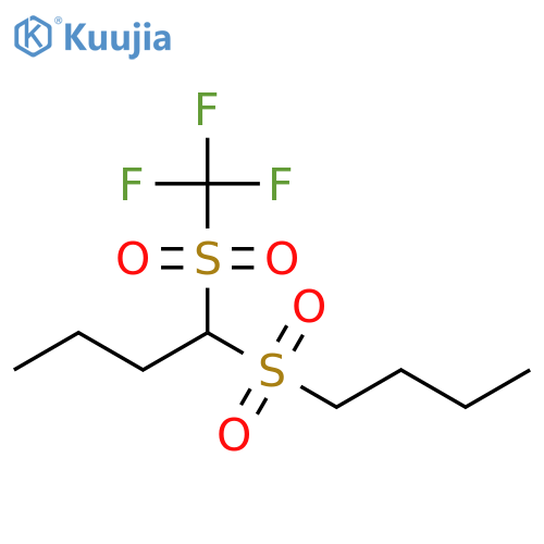 Butane, 1-(butylsulfonyl)-1-[(trifluoromethyl)sulfonyl]- structure