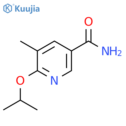 6-Isopropoxy-5-methylnicotinamide structure