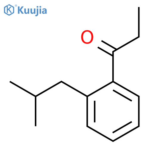 1-Propanone, 1-[2-(2-methylpropyl)phenyl]- structure