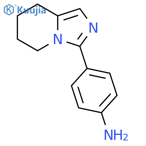4-{5H,6H,7H,8H-Imidazo1,5-apyridin-3-yl}aniline structure