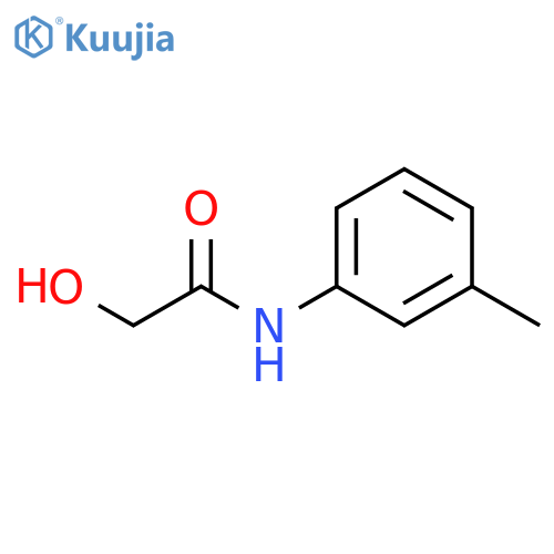 2-hydroxy-N-(3-methylphenyl)acetamide structure