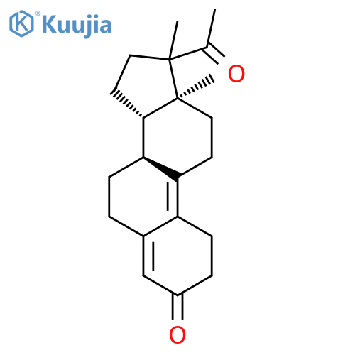 19-Norpregna-4,9-diene-3,20-dione,17-methyl- structure