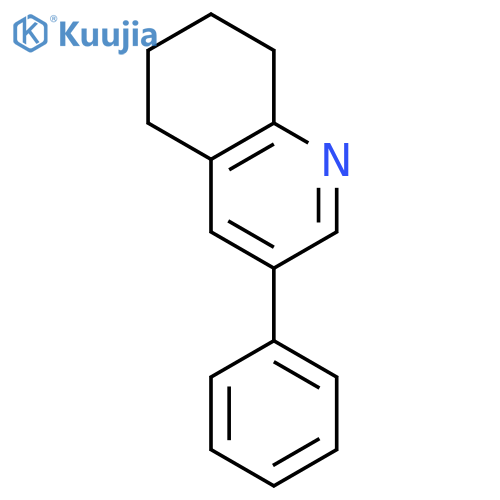 Quinoline, 5,6,7,8-tetrahydro-3-phenyl- structure
